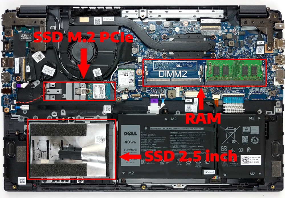 Nâng cấp Ram, SSD Laptop Dell Latitude 15 3510